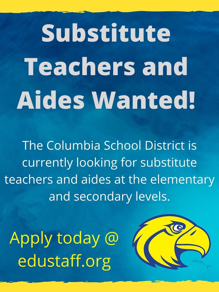 Substitute's Wanted!
