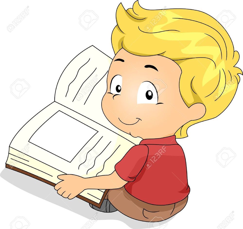 Child Reading a Book