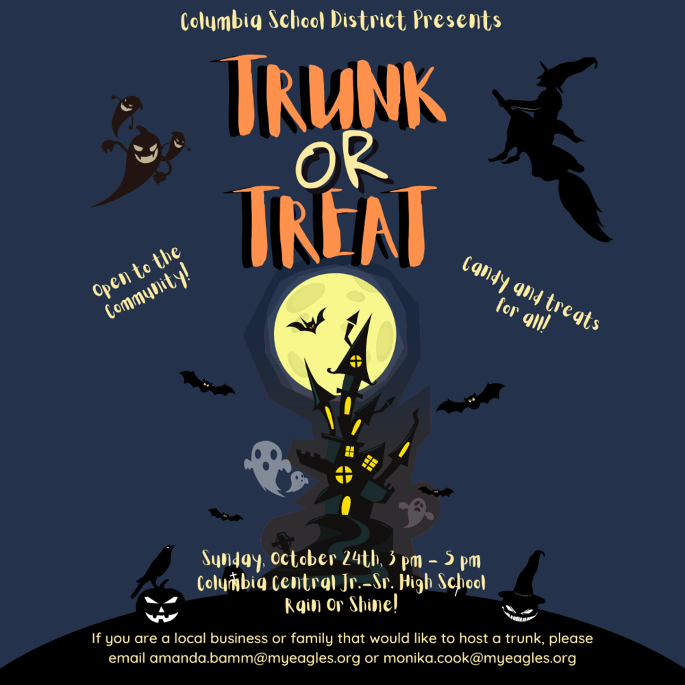 Please Join Us for Trunk Or Treat