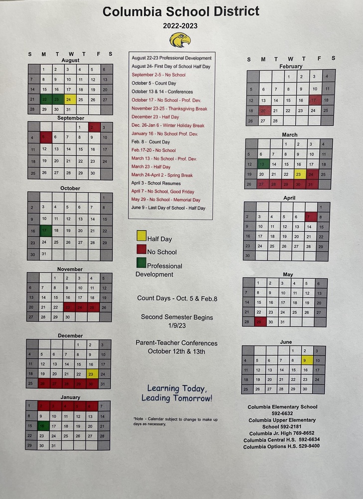 2022-2023 Calendar 