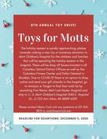 MOTT CHILDREN'S HOSPITAL TOY DRIVE