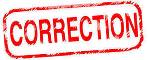 Correction to Orientation and Open House Information from Newsletter