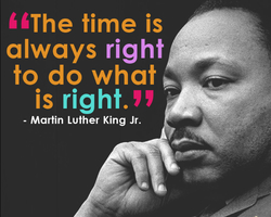 In Honor of Martin Luther King, Jr.