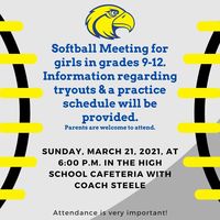 Softball Meeting