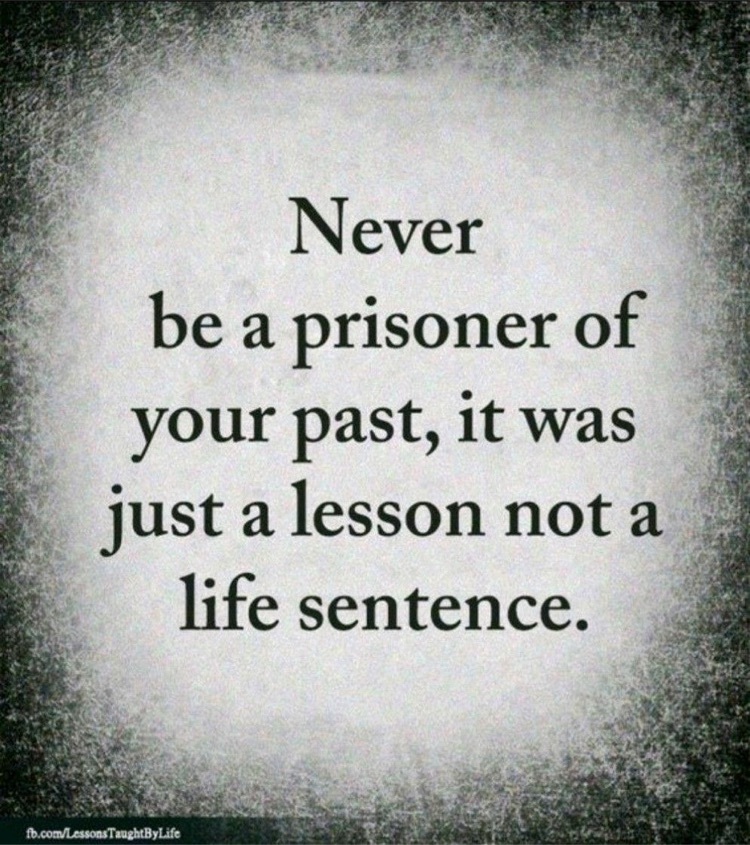 Your past is a lesson 