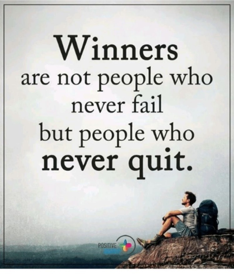 never quit 