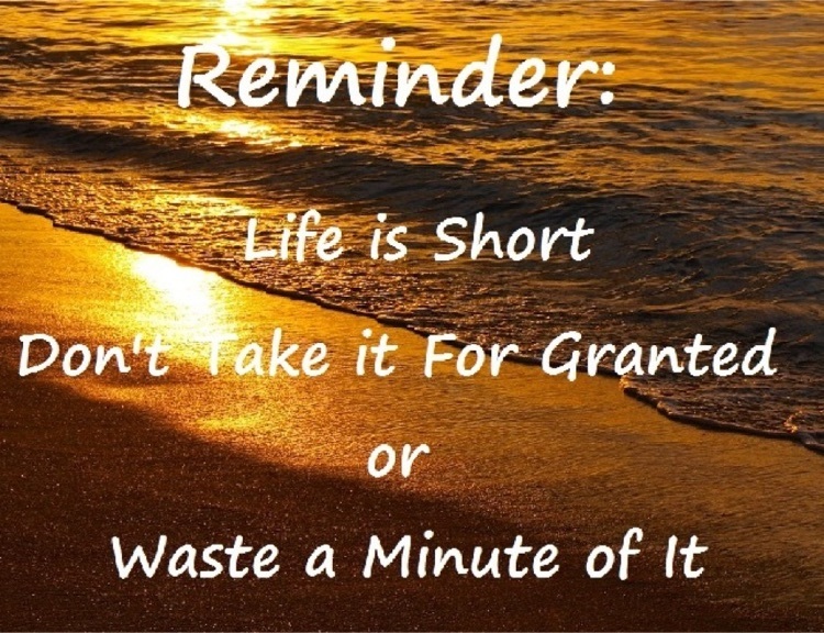 don’t waste a minute !