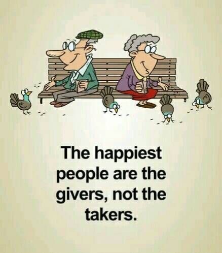 be a giver