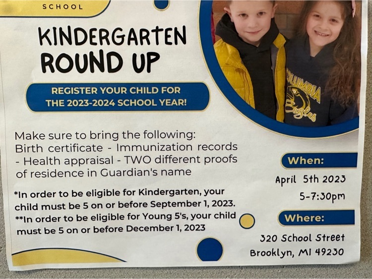 kindergarten round up 